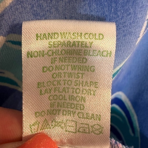 Lilly Pulitzer Laurana in Bennet Blue Celestial Blue Size XXS - Picture 7 of 8